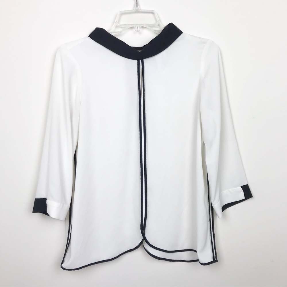 Zara cream blouse - Picture 1 of 8